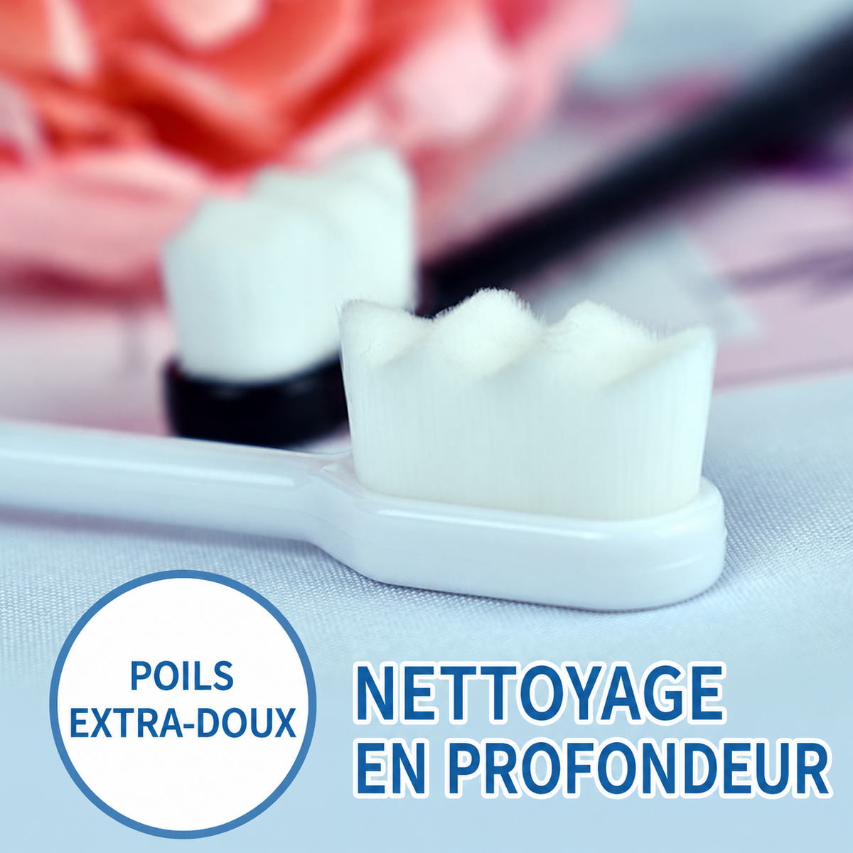 Brosse Ultra-Douce 10 000 Poils | 1 Achetée = 1 Offerte