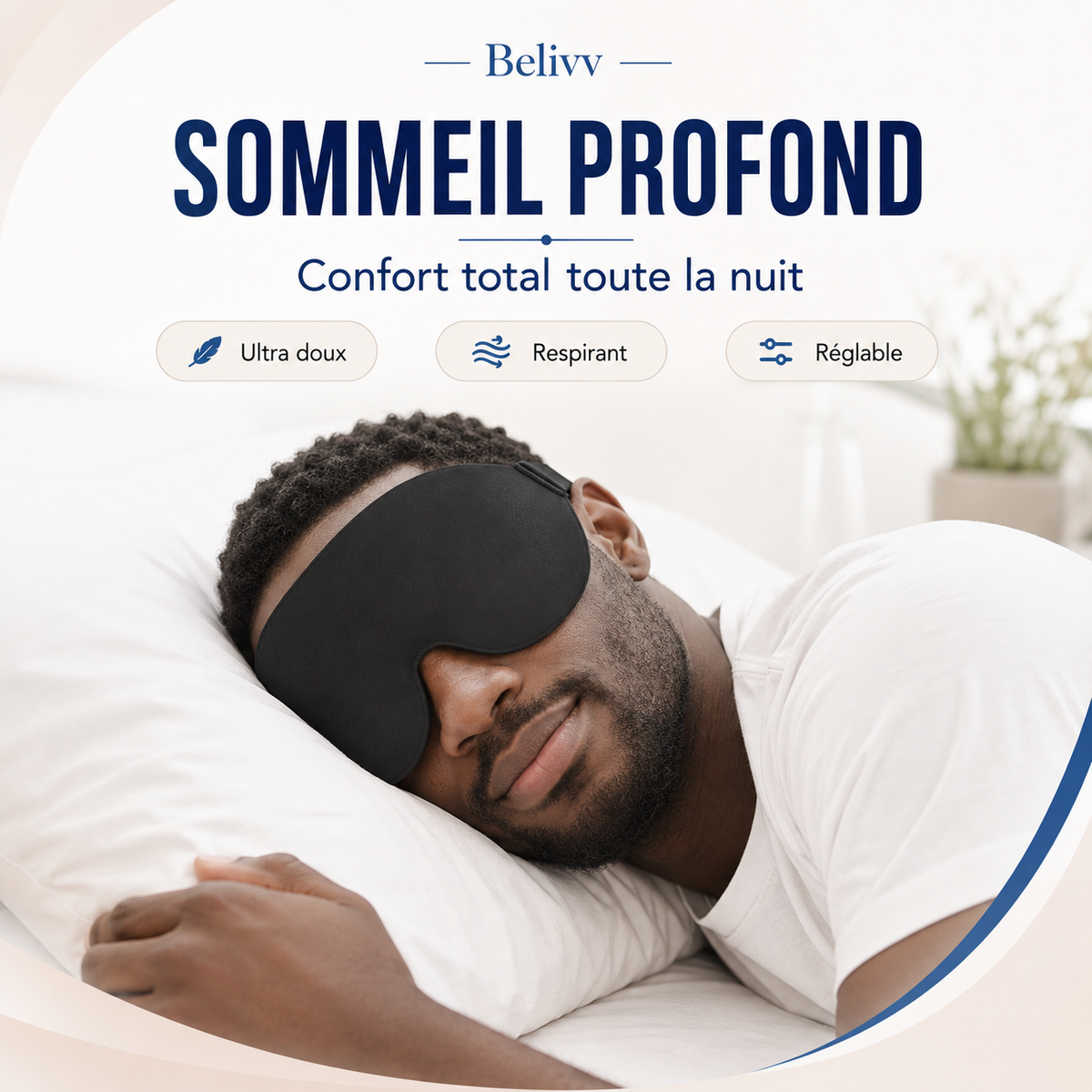 Blastaa™ — Masque de Sommeil Nuit Profonde | Brosse Auraa™ Offerte