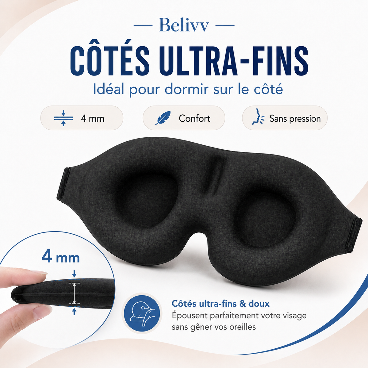 Blastaa™ — Masque de Sommeil Nuit Profonde | Brosse Auraa™ Offerte