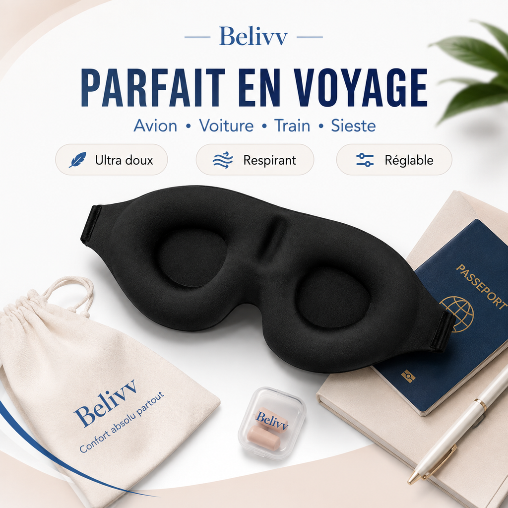 Blastaa™ — Masque de Sommeil Nuit Profonde | Brosse Auraa™ Offerte